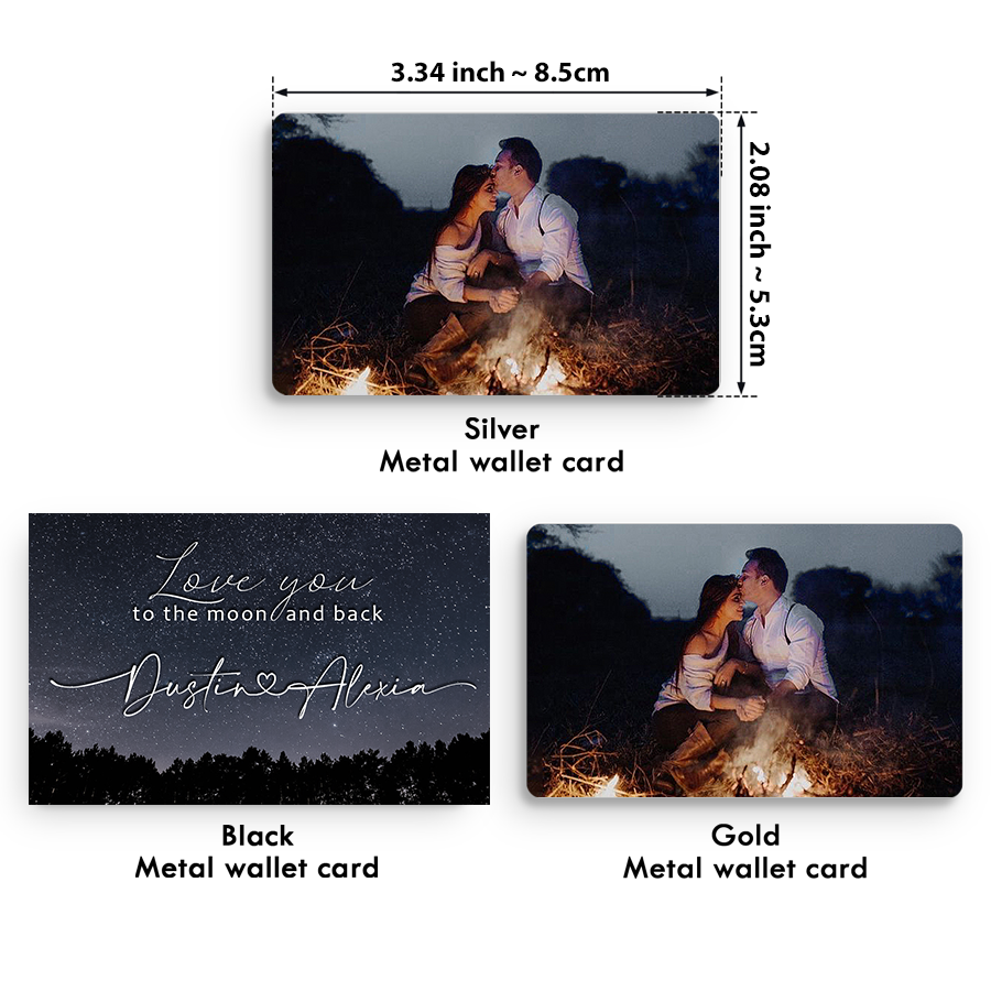 Custom Wallet Insert Card | Custom Picture Wallet Card