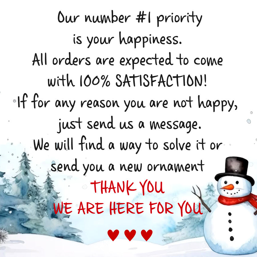 Engagement Christmas Ornaments | Custom Name Engaged Ceramic Ornament For Couple | Circle Shape