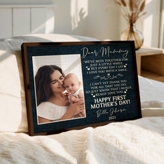 First Mother's Day Gift From Husband | 1st Mothers Day Canvas Gift