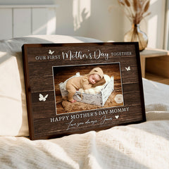 First Mothers Day Gift From Baby | First Mothers Day Canvas