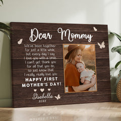 First Mothers Day Gift | 1st Mothers Day Canvas