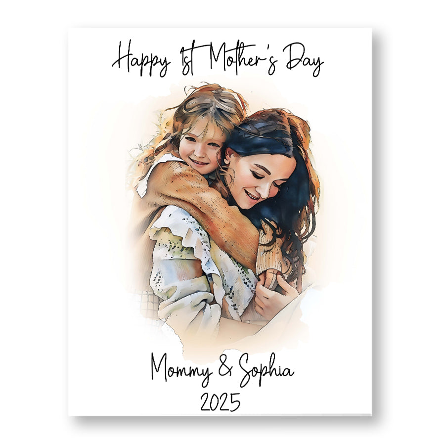 First Time Mothers Day Gift | Photo Canvas Mother’s Day Gifts | 1st Mothers Day Gift | First Time Mom Gift From Baby