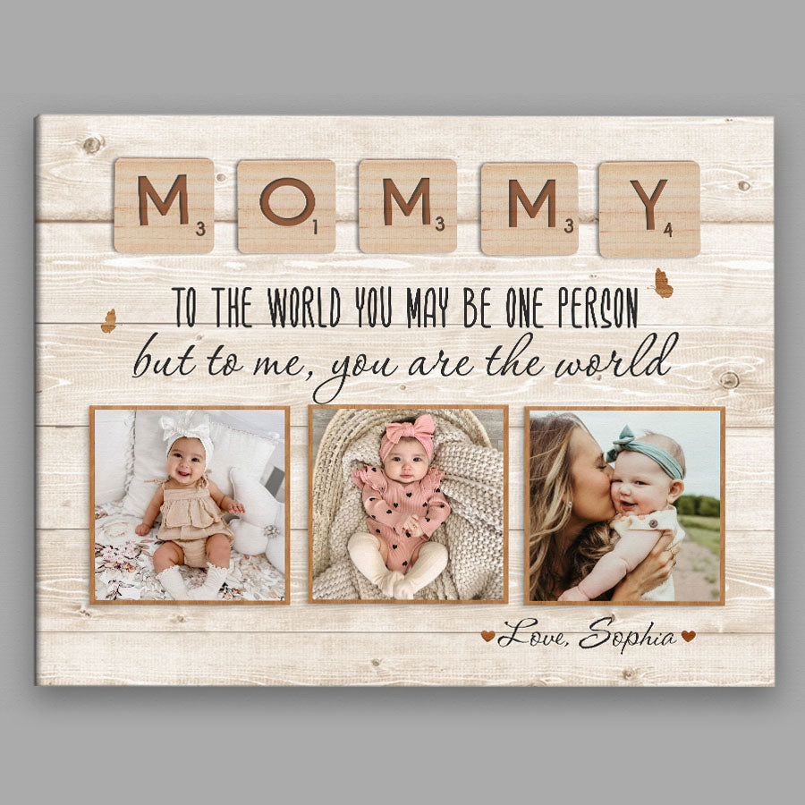 Mothers Day Gift For First Time Mom | First Mothers Day Canvas | First Time Mothers Day Gift