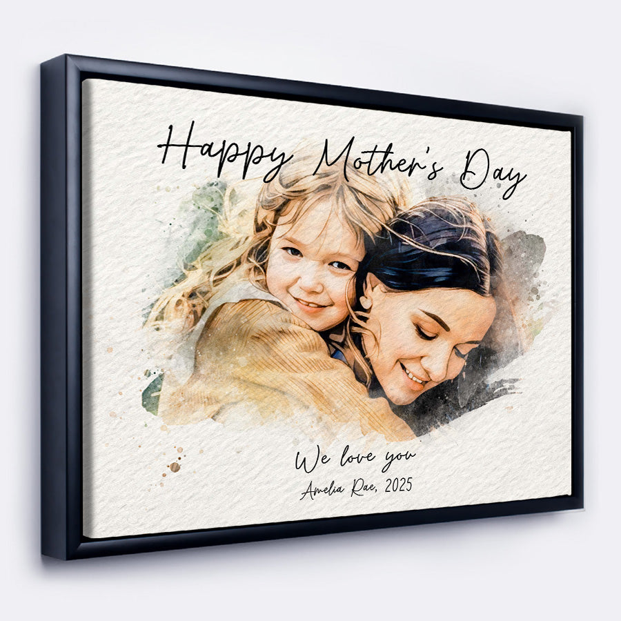 First Time Mothers Day Gift | First Mothers Day Canvas | First Time Mom Gift From Baby