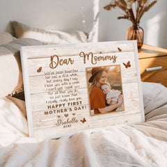 First Time Mothers Day Gift | First Mothers Day Canvas