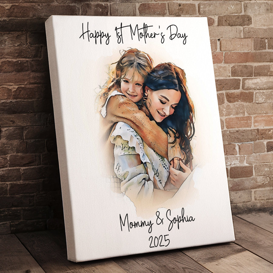 First Time Mothers Day Gift | Photo Canvas Mother’s Day Gifts | 1st Mothers Day Gift | First Time Mom Gift From Baby
