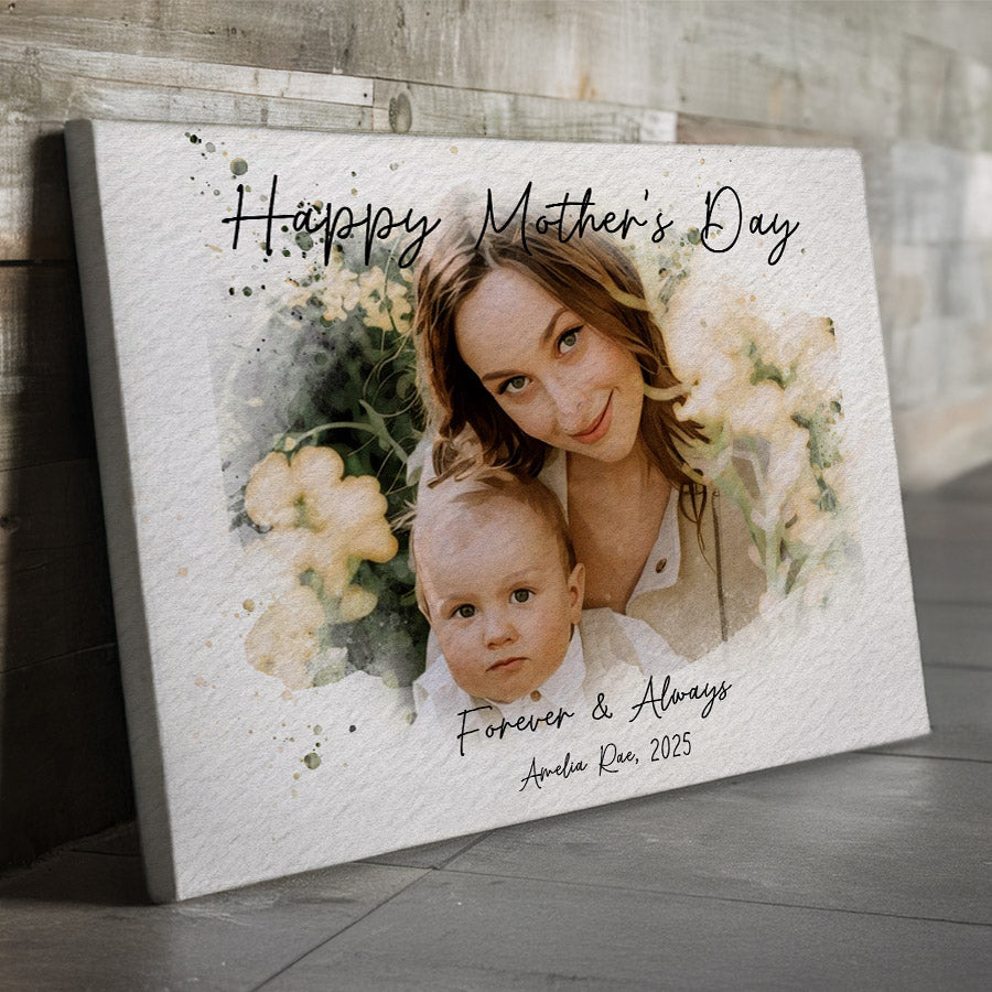 First Time Mothers Day Gift | Wall Art Canvas Ready To Hang