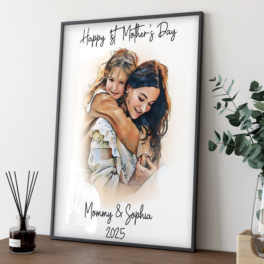 First Time Mothers Day Gift | Photo Canvas Mother’s Day Gifts | 1st Mothers Day Gift | First Time Mom Gift From Baby