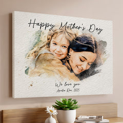 First Time Mothers Day Gift | First Mothers Day Canvas | First Time Mom Gift From Baby