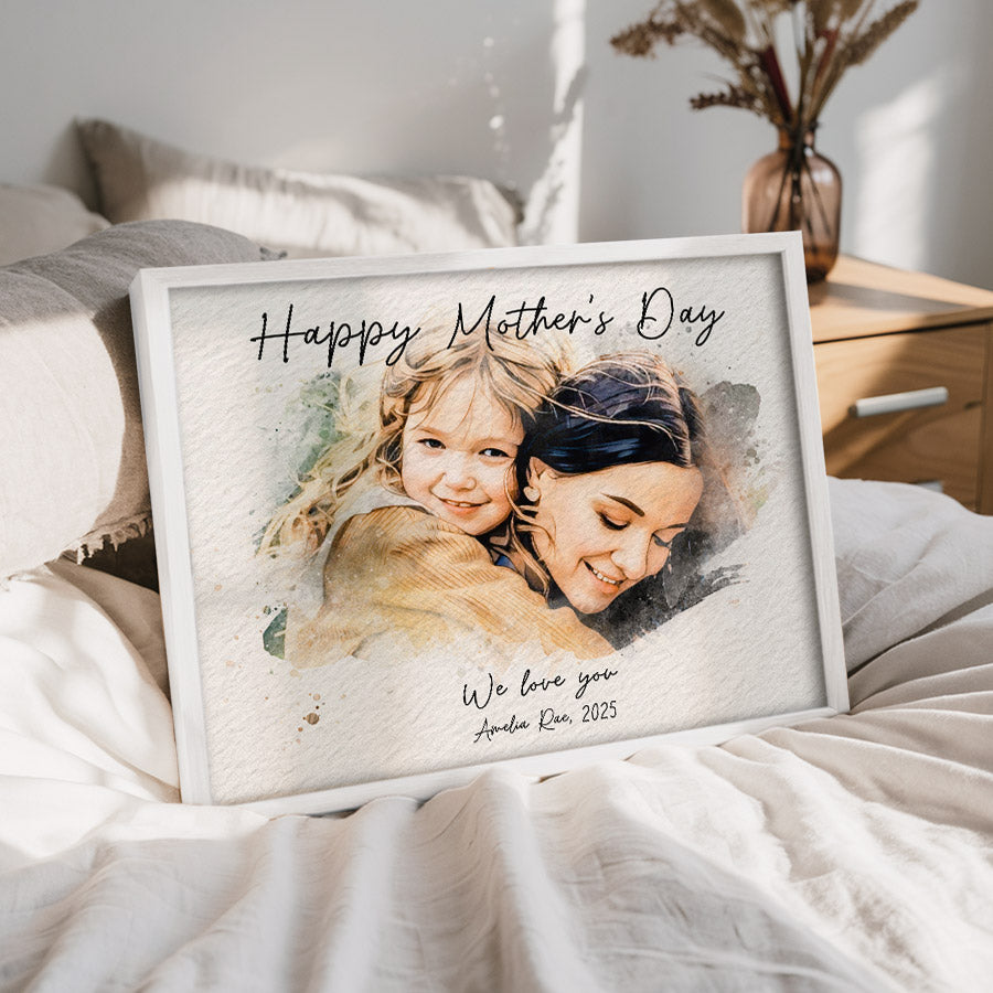First Time Mothers Day Gift | First Mothers Day Canvas | First Time Mom Gift From Baby