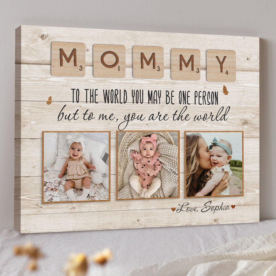 Mothers Day Gift For First Time Mom | First Mothers Day Canvas | First Time Mothers Day Gift