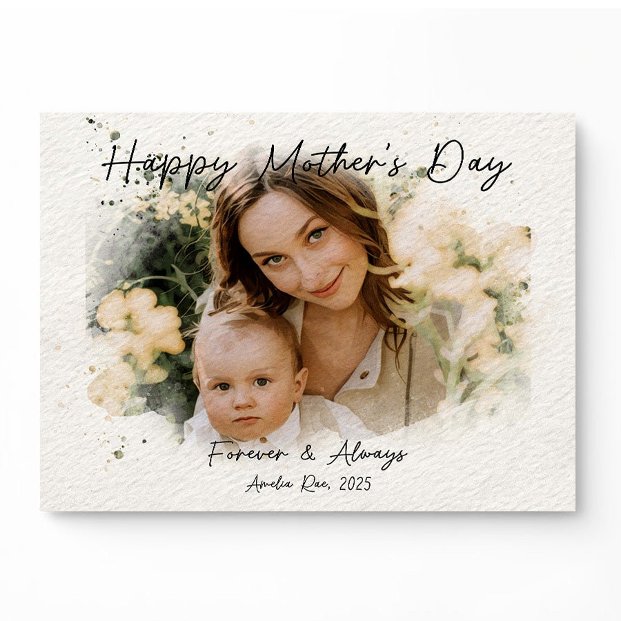 First Time Mothers Day Gift | Wall Art Canvas Ready To Hang