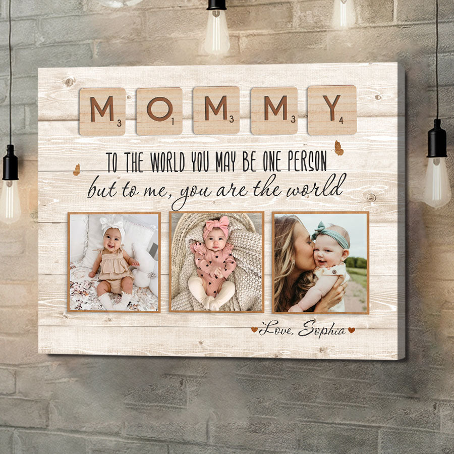 Mothers Day Gift For First Time Mom | First Mothers Day Canvas | First Time Mothers Day Gift
