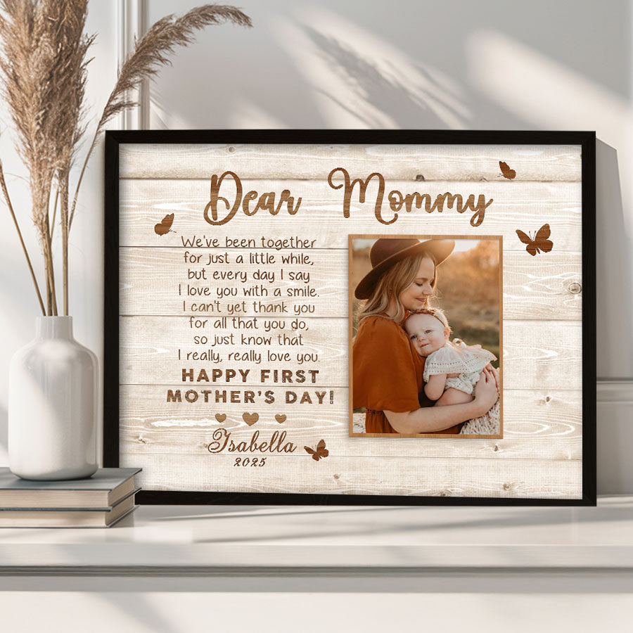 Baby First Time Mom Mothers Day Gift Best First Time Mother's Day