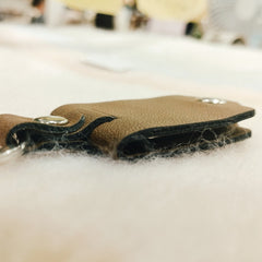 Customized Leather Keychain | Leather Photo Keychain | Personalized Gift for Him