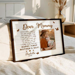 Mothers Day Gift For First Time Mom | First Mothers Day Canvas | Best First Mothers Day Gift
