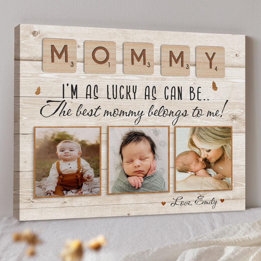 Mothers Day Gift For First Time Mom | First Mothers Day Canvas | 1st Mother's Day Gift