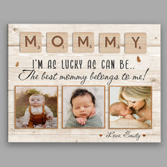 Mothers Day Gift For First Time Mom | First Mothers Day Canvas | 1st Mother's Day Gift