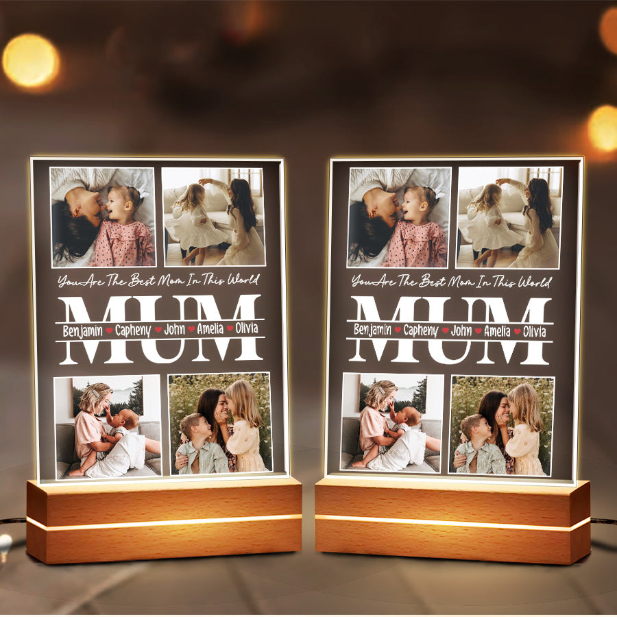 Mothers Day Gift For Wife | Personalised Acrylic Plaque