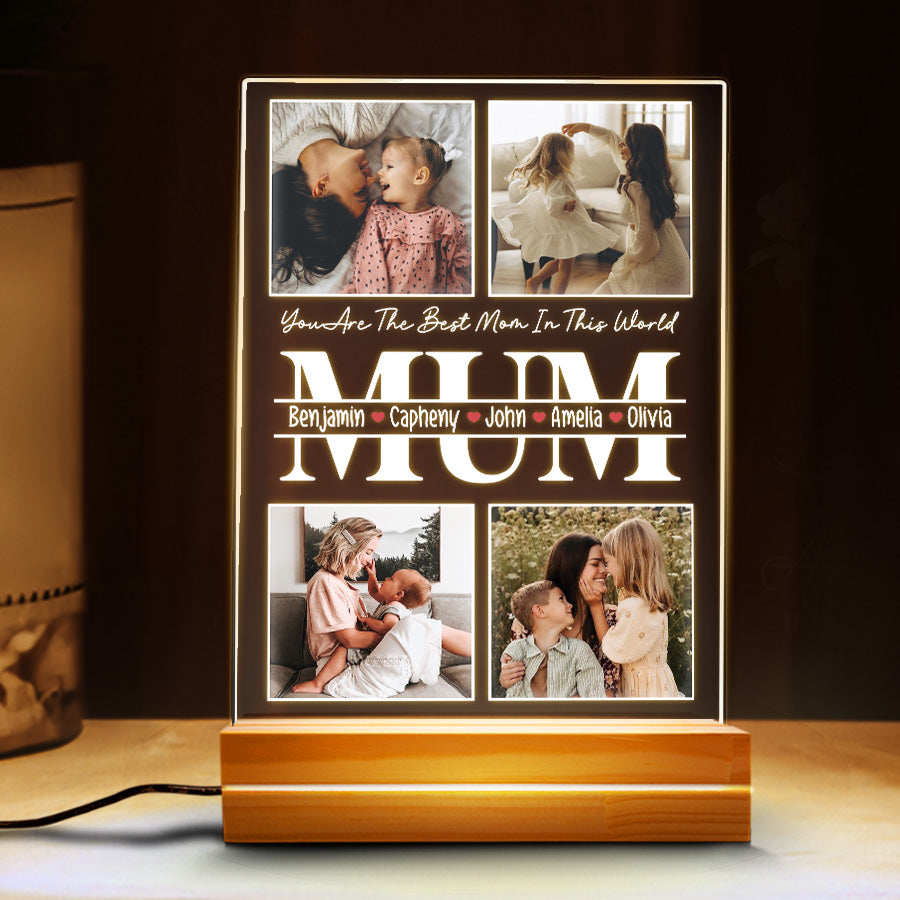 Mothers Day Gift For Wife | Personalised Acrylic Plaque