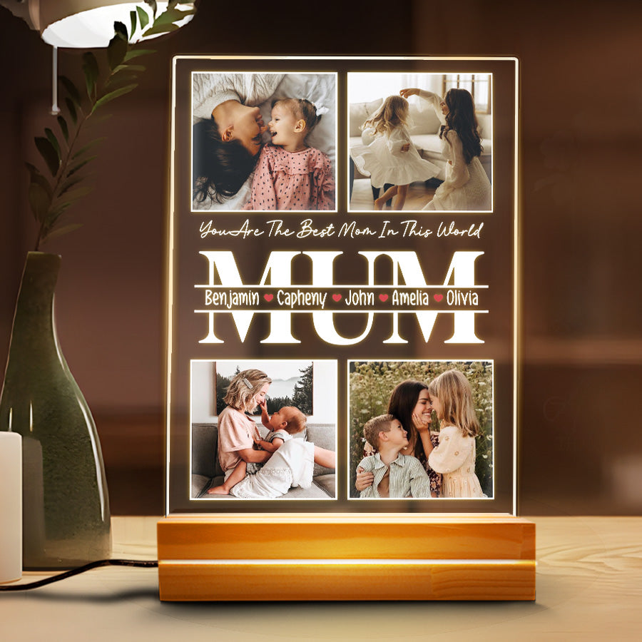 Mothers Day Gift For Wife | Personalised Acrylic Plaque