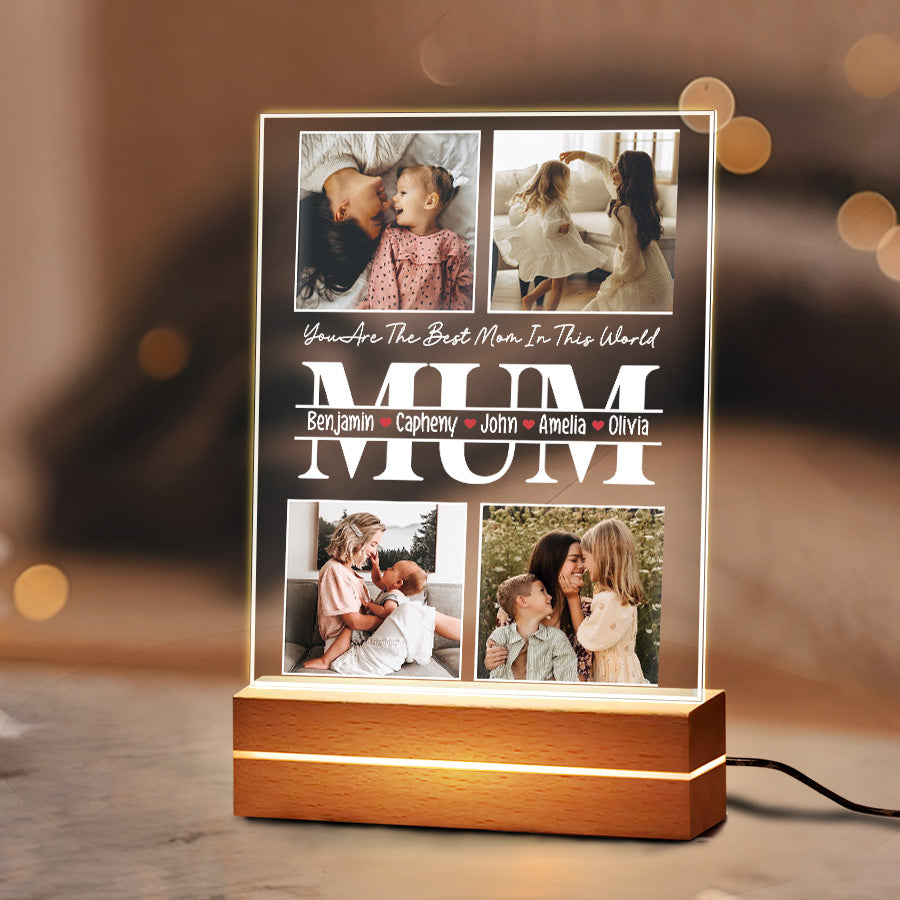 Mothers Day Gift For Wife | Personalised Acrylic Plaque