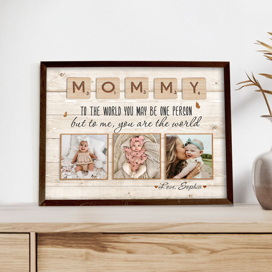 Mummy To The World You Are One Person | First Mother's Day Gift For Wife