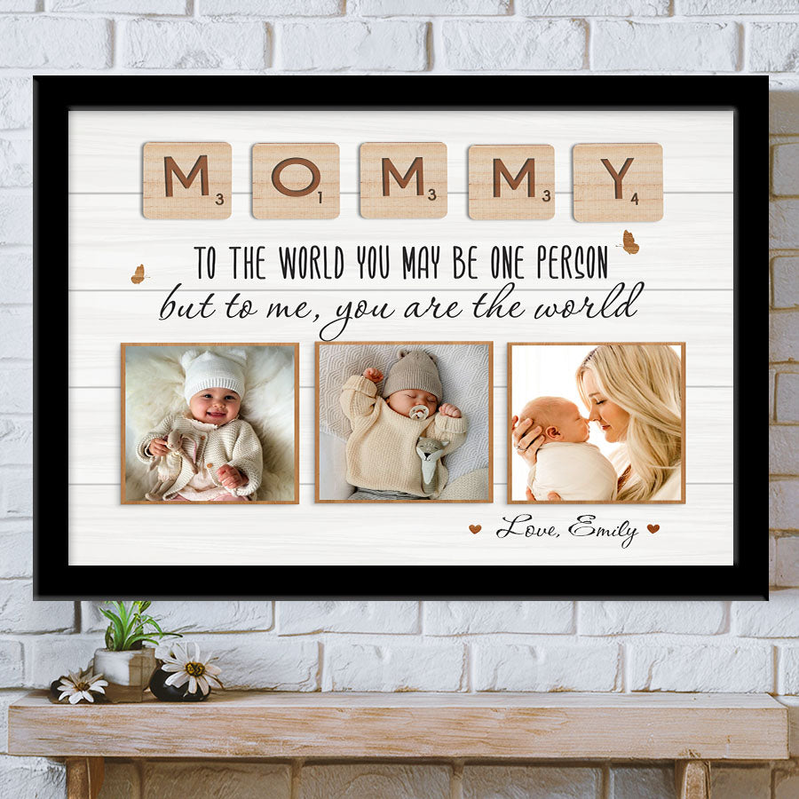 Mummy To The World You Are One Person | First Mother's Day Gift From Husband