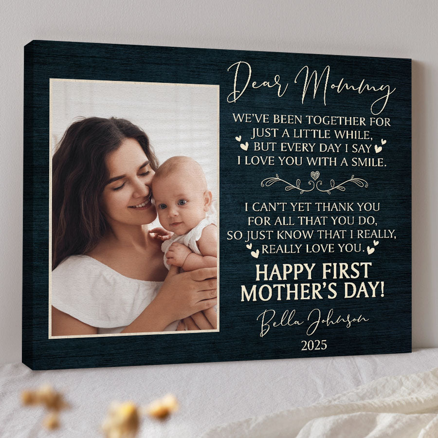 New Mothers Mothers Day Gifts | New Mom Canvas | New Mother Canvas