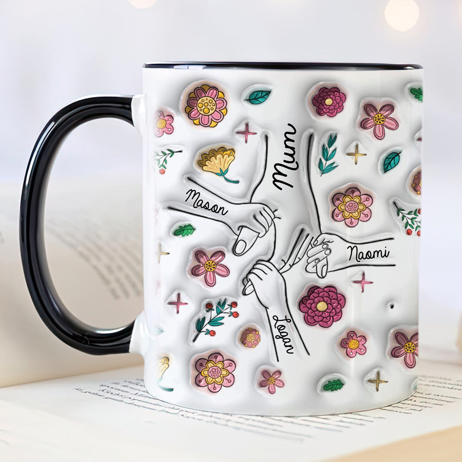 Personalised Mothers Day Mug | 3D Inflated Effect Printed Mug