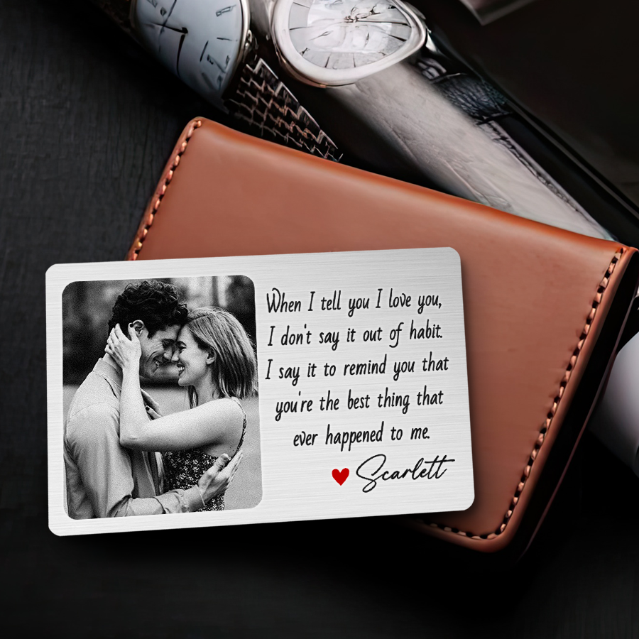 Personalised Wallet Insert Card | Wallet Inserts for Pictures