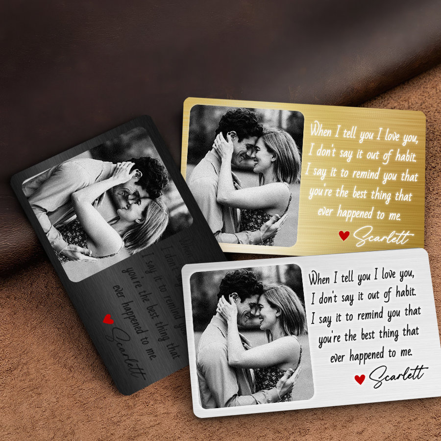 Personalised Wallet Insert Card | Wallet Inserts for Pictures