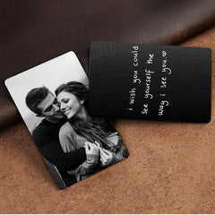 Personalised Wallet Insert Card | Custom Wallet Card with Picture