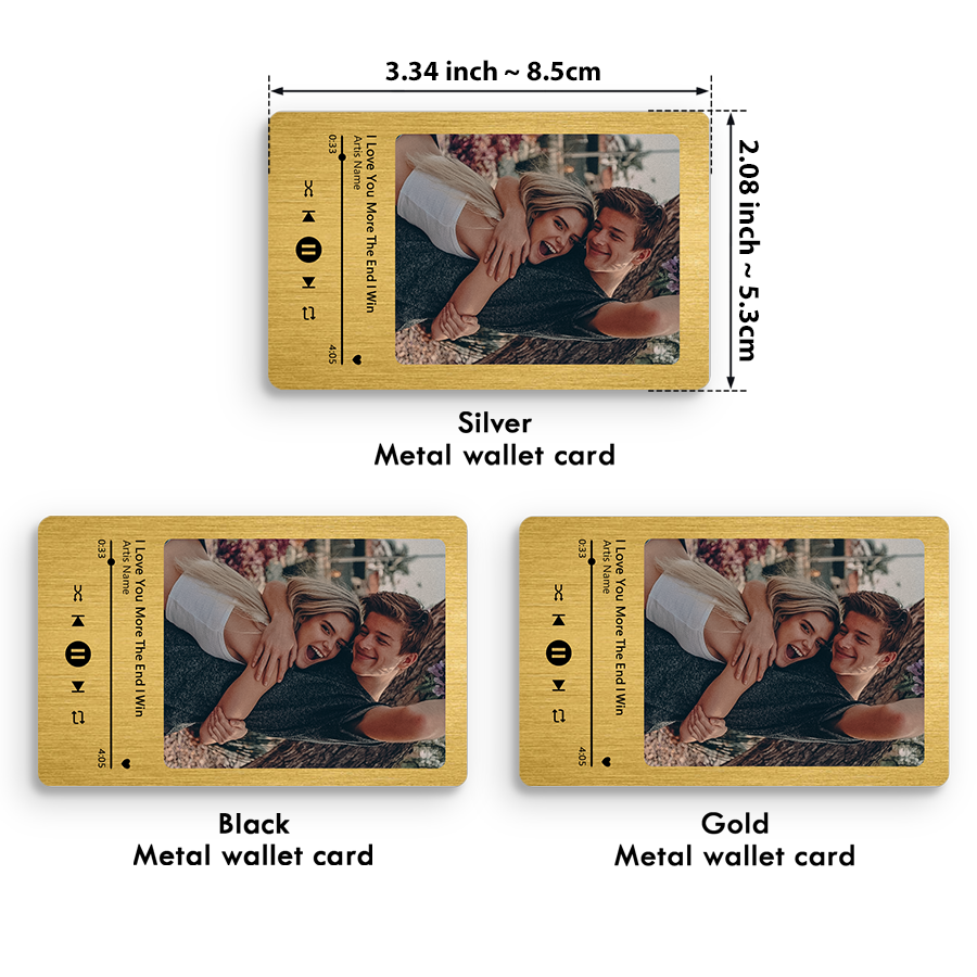 Personalised Wallet Insert Card | Personalized Gift for Him