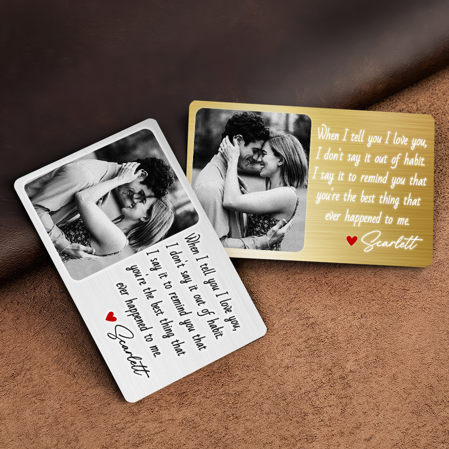 Personalised Wallet Insert Card | Wallet Inserts for Pictures