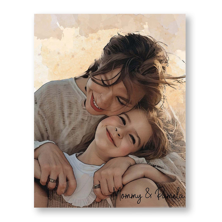 Personalized First Mothers Day Gift | Photo Canvas Mother’s Day Gifts