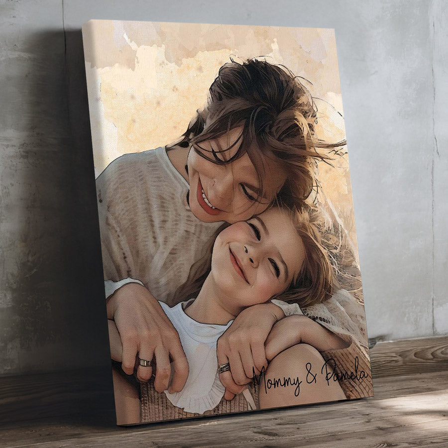 Personalized First Mothers Day Gift | Photo Canvas Mother’s Day Gifts
