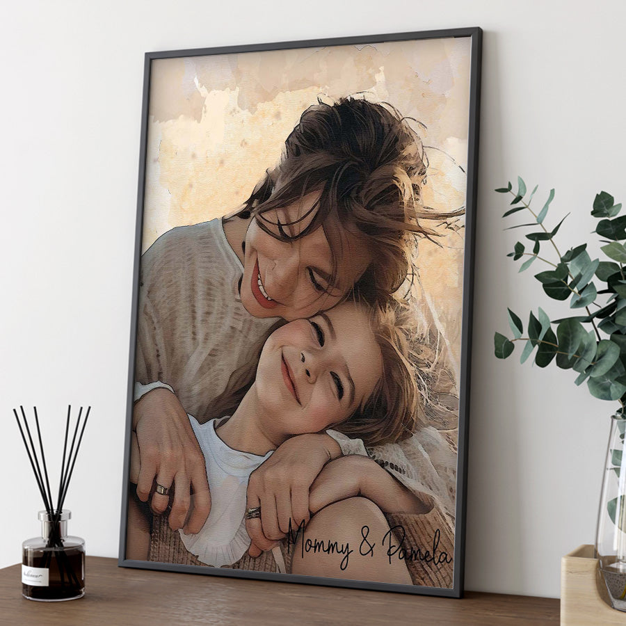 Personalized First Mothers Day Gift | Photo Canvas Mother’s Day Gifts