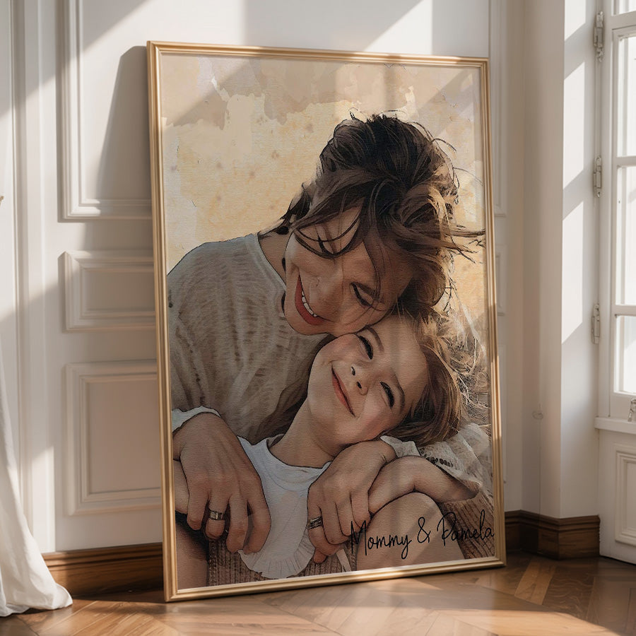 Personalized First Mothers Day Gift | Photo Canvas Mother’s Day Gifts