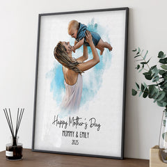 Personalized First Mothers Day Gift | First Mothers Day Canvas | Gift For First Time Moms