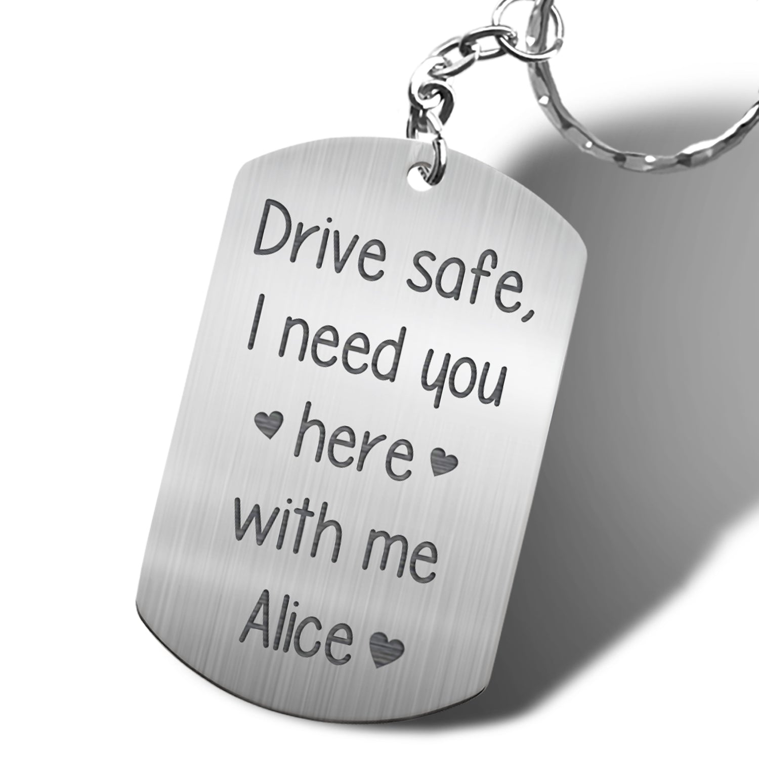 Personalized Keychain for Boyfriend | Key Chain with Photo