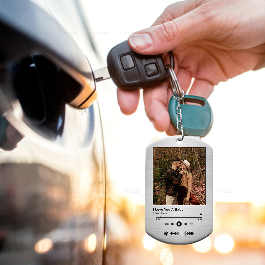 Personalized Keychain for Boyfriend | Custom Picture Keychains