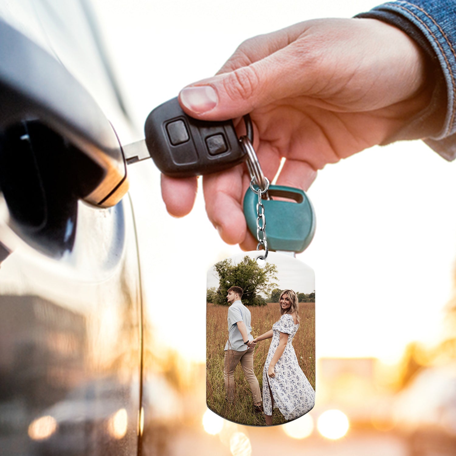 Personalized Keychain for Boyfriend | Key Chain with Photo