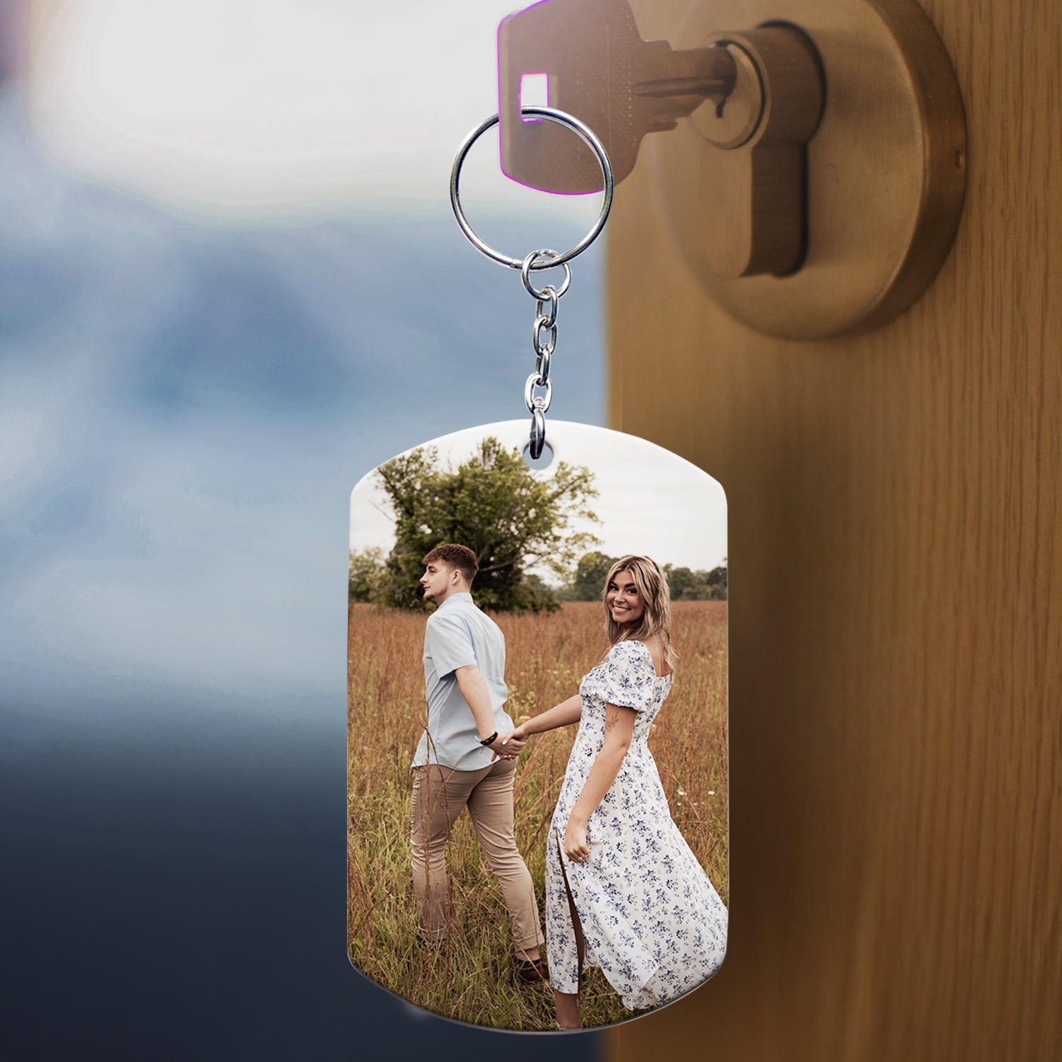 Personalized Keychain for Boyfriend | Key Chain with Photo