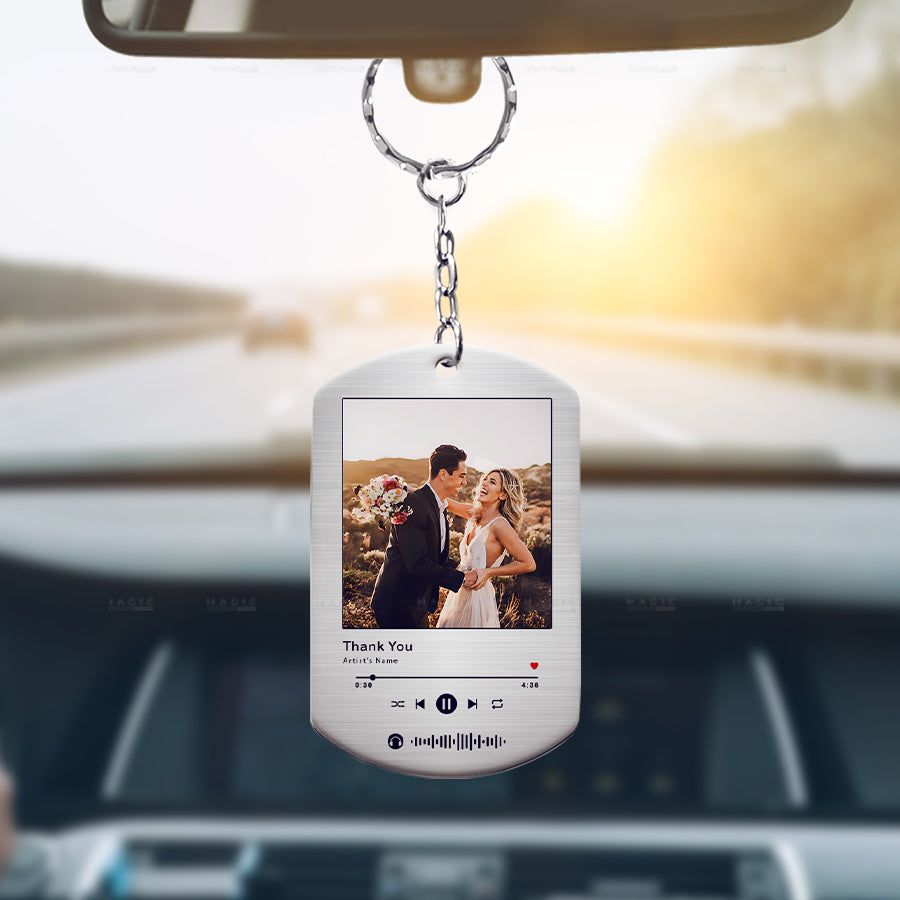 Personalized Keychain for Him | Custom Photo Keychain