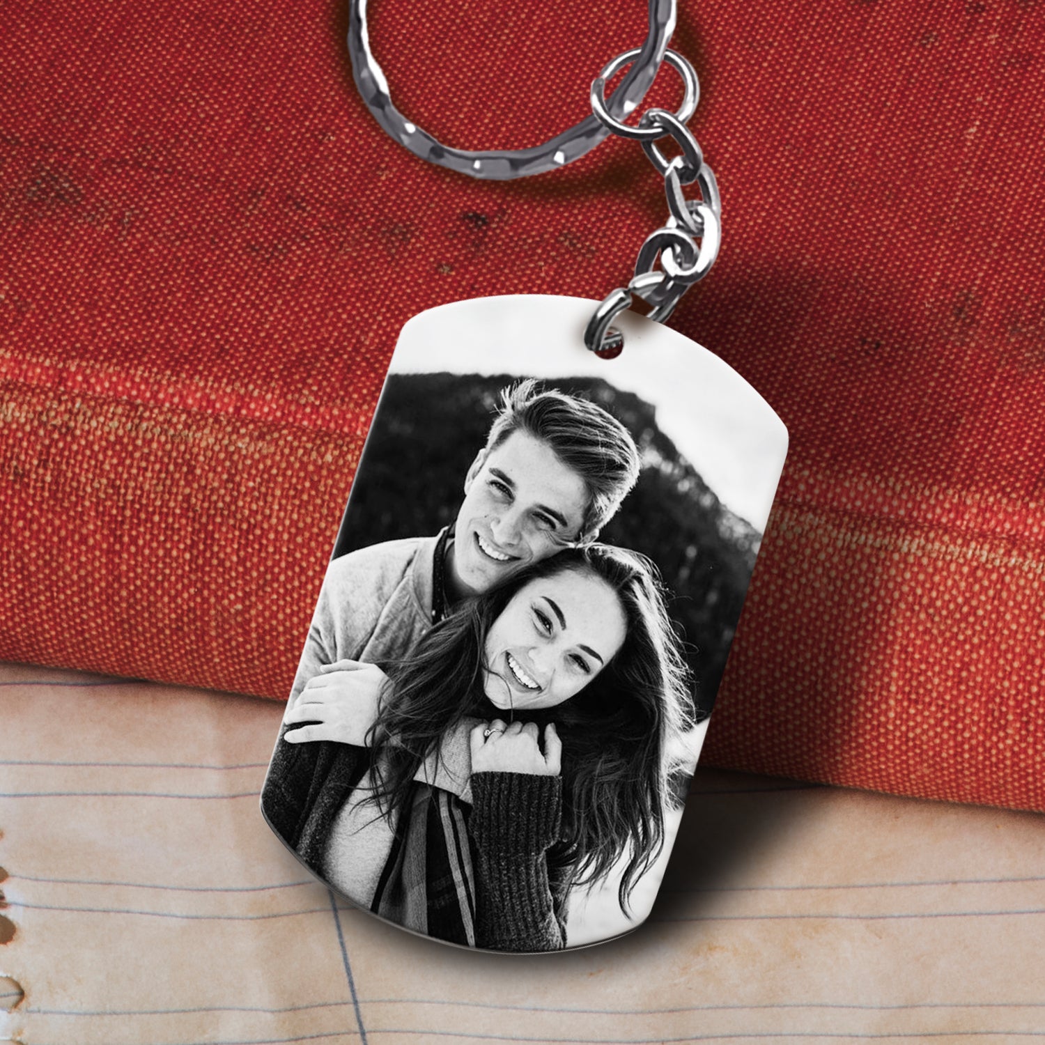 Personalized Keychain for Him | Custom Picture Keychains