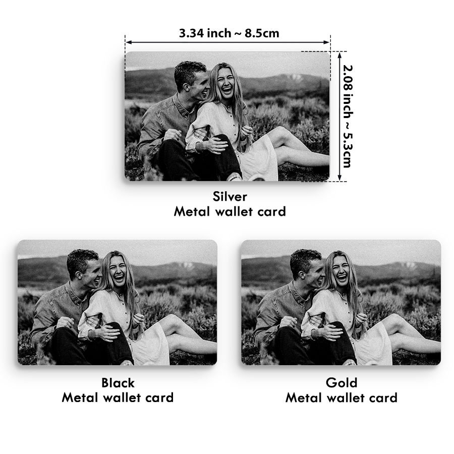 Personalized Wallet Card | Custom Wallet Inserts for Pictures