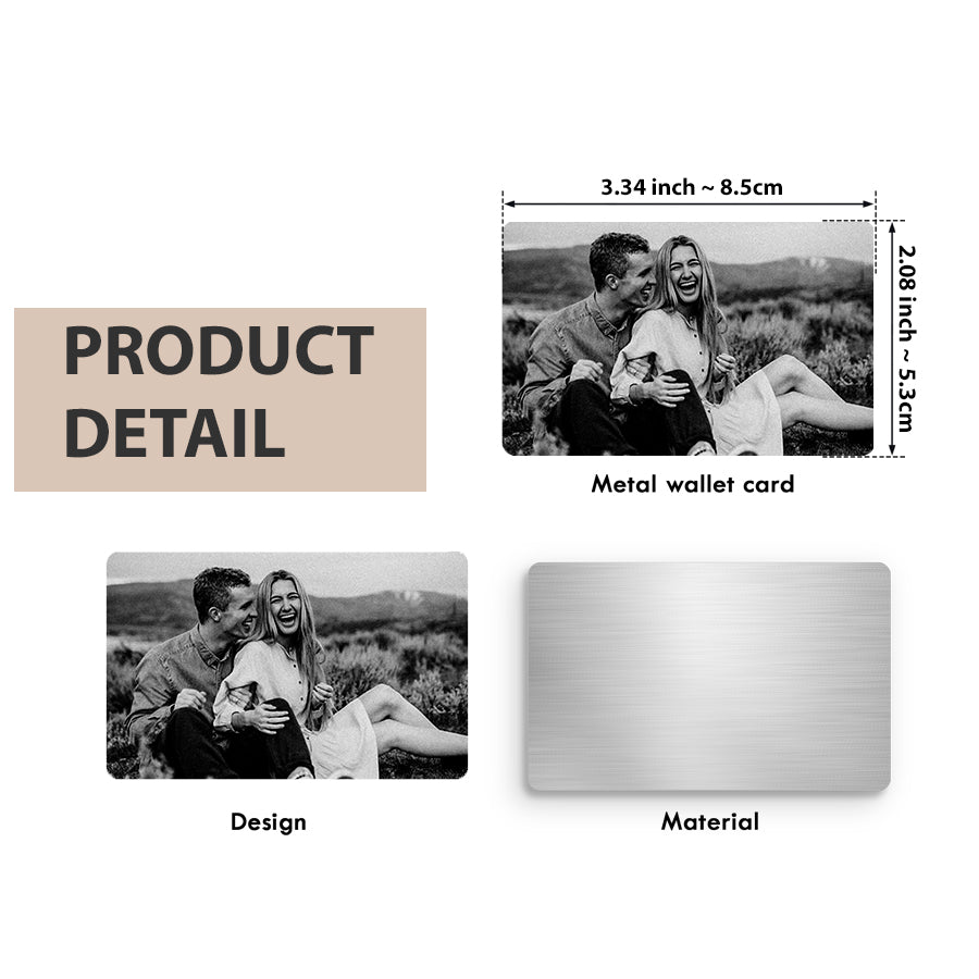 Personalized Wallet Card | Custom Wallet Inserts for Pictures