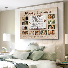 Custom First Mothers Day Gifts | Mother’s Day Canvas Art