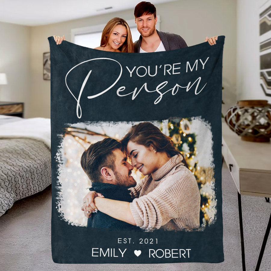 Personalized Gifts for Husband Valentines | Custom Photo Blankets